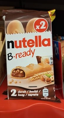 Хрустящие палочки Nutella B-Ready с шоколадной пастой 44 гр.