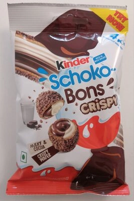 КИНДЕР ШОКОБОНС КРИСПИ конф.из мол.шок.с хруст.ваф. 22,4гр