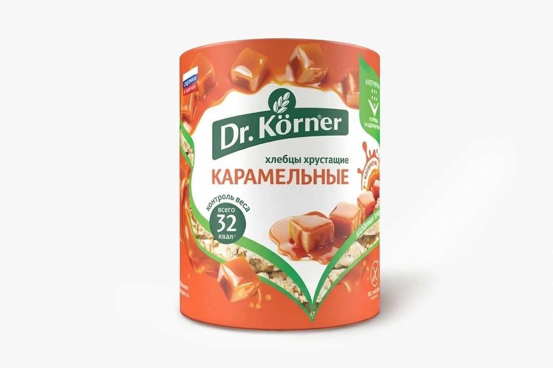 Хлебцы DR. KORNER карамельные кукурузно-рисовые 90 г