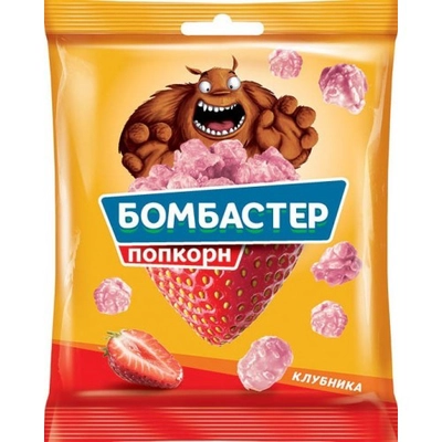 Попкорн БОМБАСТЕР клубника 50 г