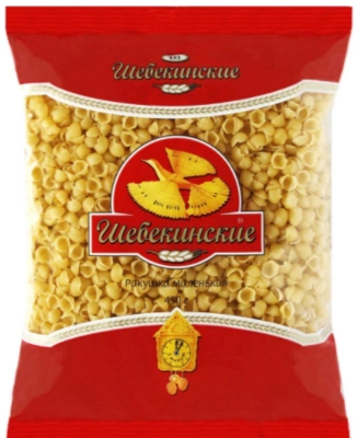 Макаронные изделия ШЕБЕКИНСКИЕ ракушка маленькая 450 г
