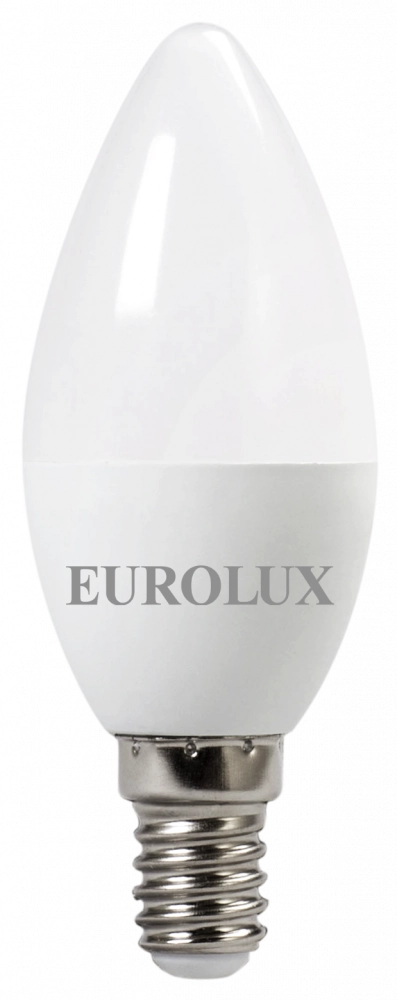 Лампа EUROLUX светодиодная свеча 6Вт E14
