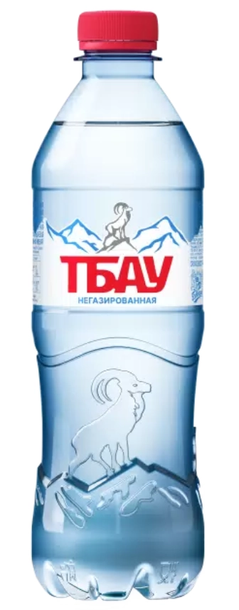 Вода минеральная ТБАУ природная столовая негазированная 0.5 л