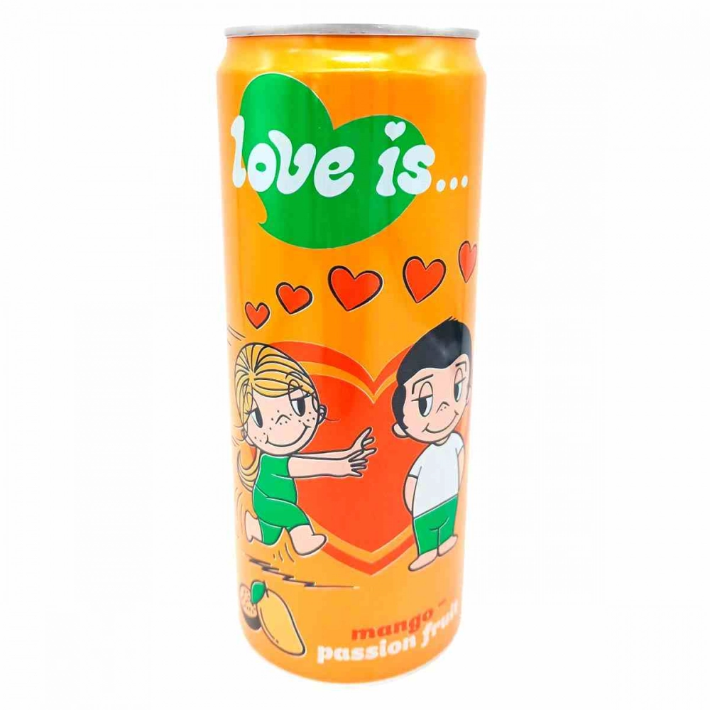 Напиток LOVE IS манго и маракуйя газированный 0.33 л