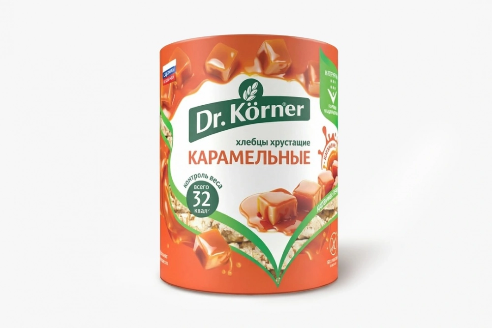 Хлебцы DR. KORNER карамельные кукурузно-рисовые 90 г