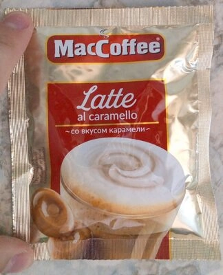 22Г НАПИТОК КОФЕЙНЫЙ MACCOFFEE LATTE КАРАМЕЛЬ