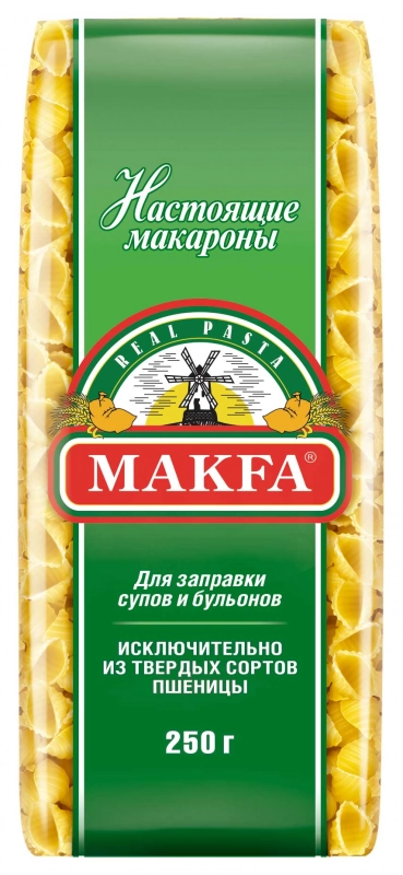 Макаронные изделия МАКФА ракушки 250 г