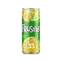 Напиток FRUSTYLE "Лимон-Лайм" сильногазированный 0.33 л