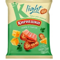 Сухарики КИРИЕШКИ "Light" семга с сыром 80 г