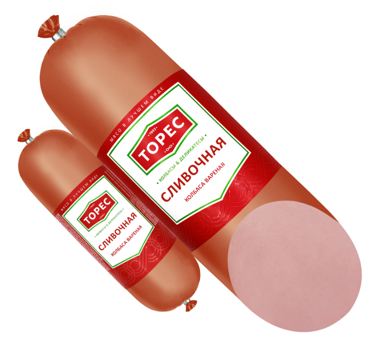 Колбаса ТОРЕС "Сливочная" вареная 450 г