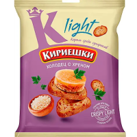 Сухарики КИРИЕШКИ Light пшенично-кукурузные холодец с хреном 33 г
