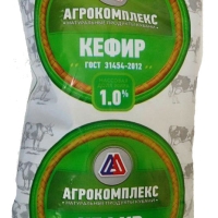 Кефир АГРОКОМПЛЕКС 900 мл 1% ПЭТ