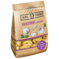 Тараллини NINA FARINA с чесноком 180 г
