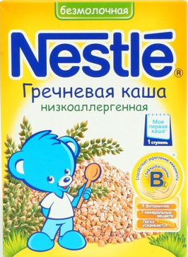 Nestle Каша безмолочная гречневая низкоалергенная 4+ мес. кор. 200г