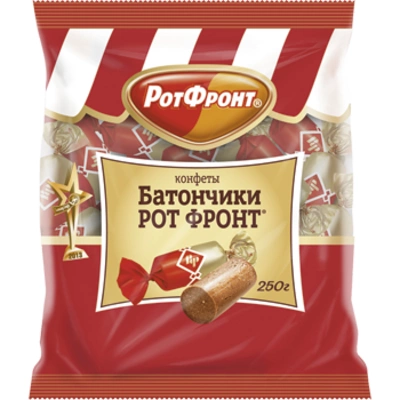 Конфеты РОТ ФРОНТ "Батончики" неглазированные 250 г