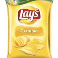 Чипсы LAYS из натурального картофеля с солью 140 г