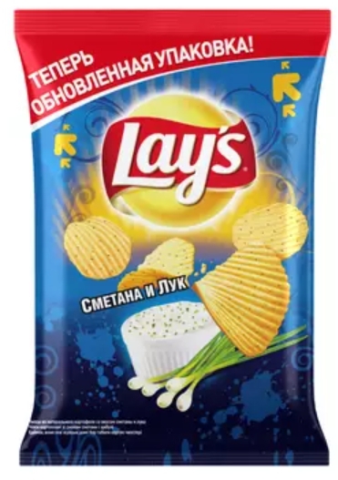 Чипсы LAYS сметана и лук 70 г