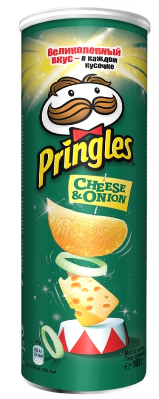 Чипсы PRINGLES "Cheese & onion" 165 г