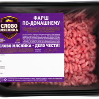 Фарш СЛОВО МЯСНИКА "По-домашнему" охлажденный 400 г