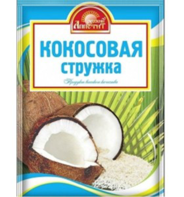 Кокосовая стружка РУССКИЙ АППЕТИТ 10 г