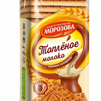 Топленое молоко печенье сахарное 430 г Морозов