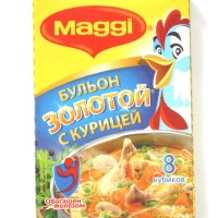 Бульон MAGGI "Золотой" куриный, обогащенный железом 10 г