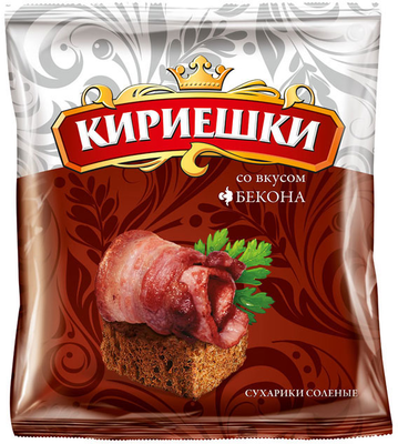 Сухарики КИРИЕШКИ ржаные бекон 40 г