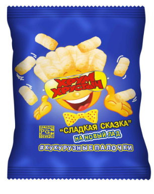 Кукурузные палочки ХРУМ ХРУСТЫЧ "Сладкая сказка" сладкие 80 г