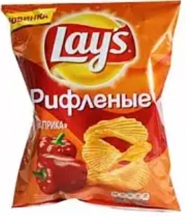 Чипсы LAYS рифленые паприка 70 г
