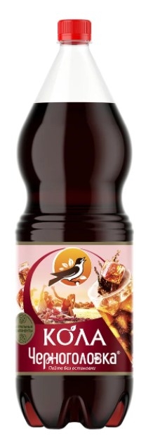 Напиток ЧЕРНОГОЛОВКА "Кола" газированный 2 л