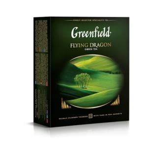 Чай зеленый GREENFIELD "Flying Dragon" 100х2г