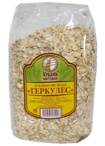 Хлопья КУБАНЬ МАТУШКА "Геркулес" овсяные 400 г