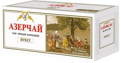Азерчай Букет чай черный 25пак