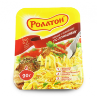 Лапша РОЛЛТОН "По-домашнему" с говядиной 90 г лоток