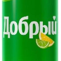 Напиток ДОБРЫЙ "Лимон-лайм" сильногазированный 0.33 л ж/б