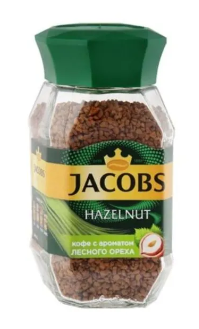 Кофе растворимый JACOBS MONARCH Hazelnut  с ароматом лесного ореха 95 г