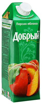 Нектар ДОБРЫЙ персик-яблоко 1 л