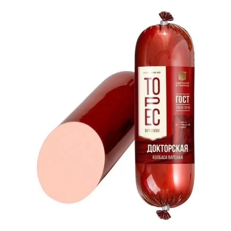 Колбаса ТОРЕС "Докторская" вареная 450 г