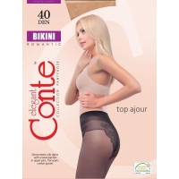 Колготки CONTE "Bikini" shade (коричневый) 2S 40 den
