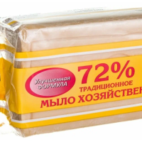 Мыло хозяйственное "Традиционное" улучшенная формула  72% 200 г
