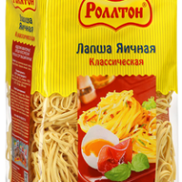 Макаронные изделия РОЛЛТОН "Классическая" лапша яичная 400 г