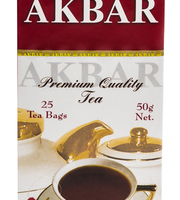 Чай черный AKBAR "Красно-белая серия" 25х2г