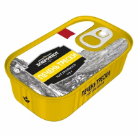 Печень трески ДОБРОФЛОТ куски натуральная 115 г