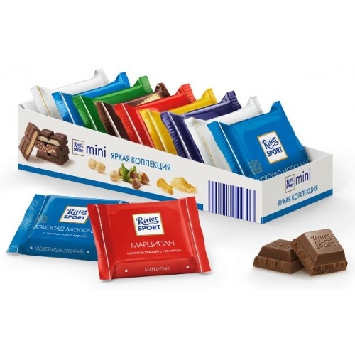 Шоколад RITTER SPORT "Mini. Яркая коллекция" в ассортименте 9х16.67г 16.67 г