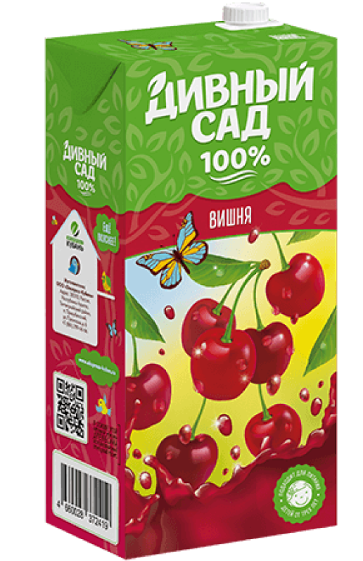 Напиток сокосодержащий ДИВНЫЙ САД вишневый 1.93 л