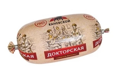 Докторская колбаса вареная 0,5кг Канев