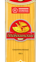 Макаронные изделия ШЕБЕКИНСКИЕ спагетти тонкие 450 г