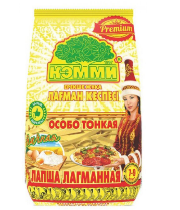 Макаронные изделия КЭММИ "Premium" лапша лагманная 200 г