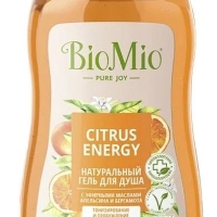 Гель для душа BIOMIO "Citrus Energy" с эфирными маслами апельсина и бергамота 250 мл