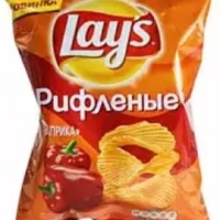 Чипсы LAYS рифленые паприка 70 г